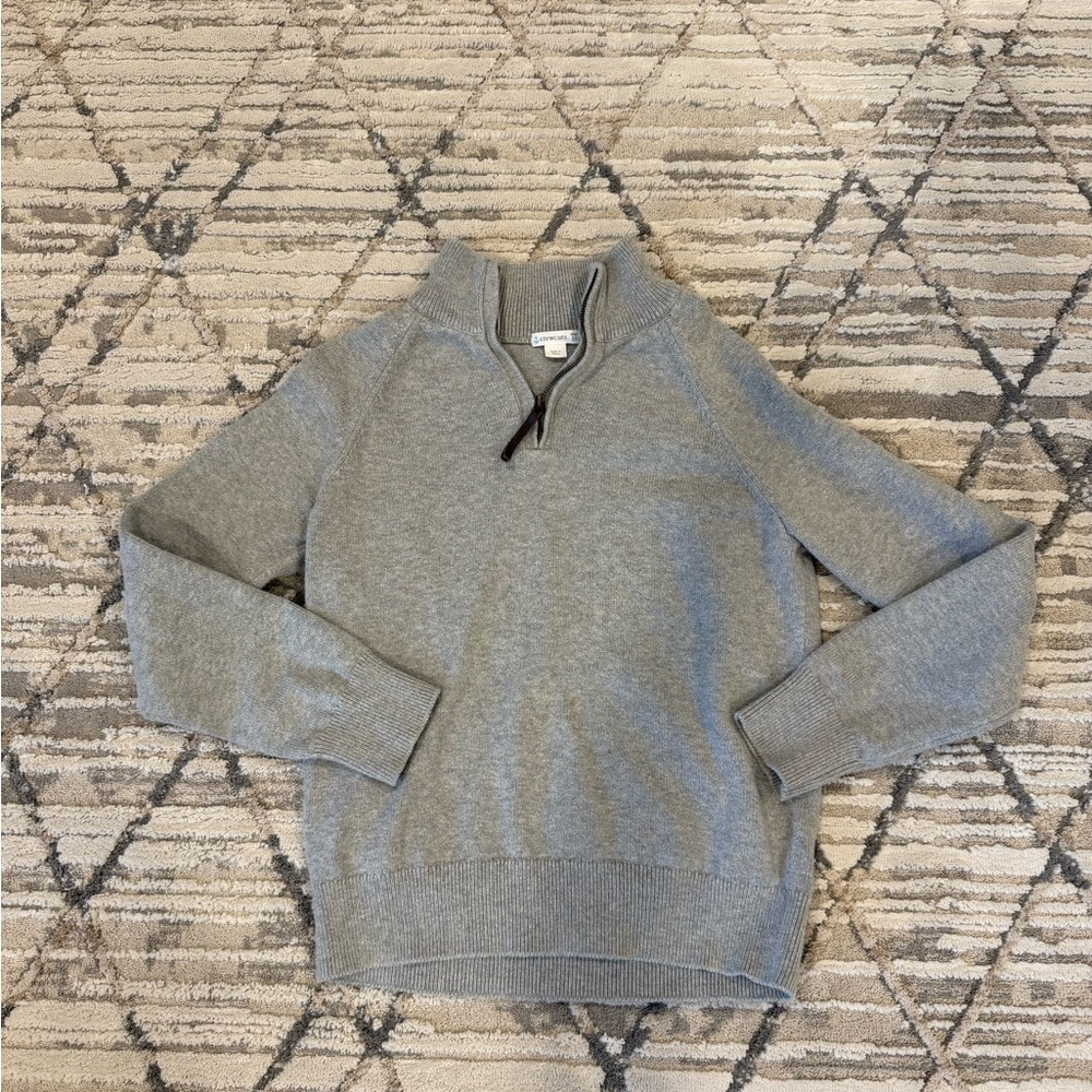 Crewcuts Gray Zip-Up Men's Sweater